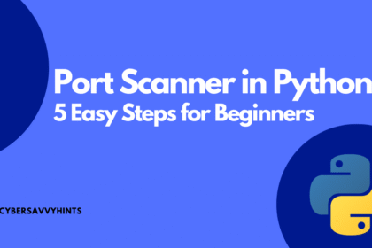 Port Scanner in Python